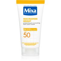 Mixa Niacinamide Bright korektivna krema proti temnim madežem SPF 50 50 ml