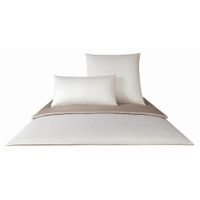 Joop! OBOJSTRANNÁ POSTEĽNÁ BIELIZEŇ, makosatén, béžová, farba lieskového orecha, 200/200 cm