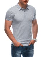 Edoti Men's plain polo shirt