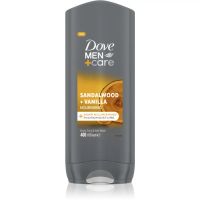 Dove Men+Care Sandalwood&Vanilla gel za prhanje 3v1 za moške 400 ml