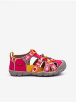 Dark pink girls' outdoor sandals Keen Seacamp - Girls