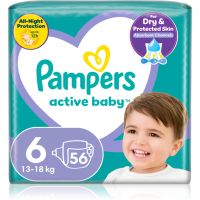 Pampers Active Baby Size 6 одноразові підгузки 13-18 kg 56 кс