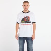 Koszulka PLEASURES Big Load Ringer T-Shirt White L