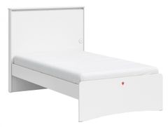 Študentská posteľ 120x200cm s usb vendella - biela