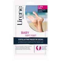 Lirene Foot Care eksfoliacijske nogavice za mehčanje in vlaženje kože stopal 2,5% Urea 1 par