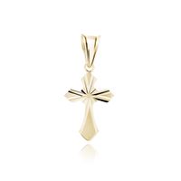 Olivie Stříbrný přívěsek KŘÍŽEK GOLD 9249