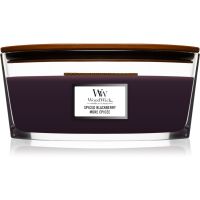 Woodwick Spiced Blackberry ароматна свещ с дървен фитил (hearthwick) 453,6 гр.