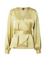VERO MODA Bluza 'VMFLORENCE'  sivkasto zelena