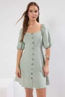 Női ruha Trendyol TWOSS20EL2314/Camel
