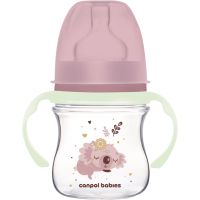 Canpol babies EasyStart Sleepy Koala 120 ml biberon pentru sugari 0 m+ Pink 120 ml