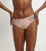 DIM GENEROUS COTTON BIO SLIP - Women's Organic Cotton Panties - Light Pink