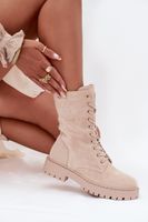 Boto Női Workery Bakancs Bézs Marvielle