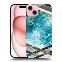 ULTIMATE CASE pro Apple iPhone 15 - Blue geometry