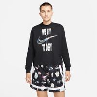 Nike Dri-FIT Swoosh Fly Wmns Boxy Long-Sleeve Tee - Dámske - Tričko Nike - Čierne - DX0726-010 - Veľkosť: S