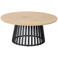 Boxxx KONFERENČNÝ STOLÍK, čierna, farba duba, kov, kompozitné drevo, 80/80/40 cm