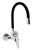 Novaservis Dřezová baterie s elastickým ramenem 100mm, černá-chrom 94484,0C