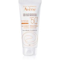 Avène Sun Mineral Lotion zaščitno mleko brez kemičnih filtrov in dišav SPF 50+ 100 ml