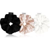 GLOV Satin Scrunchies M hajgumik Black/White/Sparkling Wine 3 db