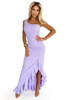 Numoco women's long one-shoulder dress
