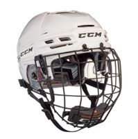 Prilba CCM Tacks 910 Combo SR, biela, Senior, M, 55-60cm