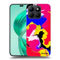 Silikónový čierny obal pre Honor X8c - Watercolor