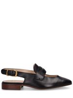 10mm Penny Leather Slingback Shoes