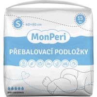 MonPeri Baby Underpads Size S eldobható pelenkázó-alátétek 40x60 cm 15 db