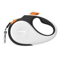 Reedog Senza Premium automata szalagos póráz M 25 kg / 5m / fehér+narancssárga
