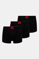 HUGO boxerky pánske bavlnené s elastanom TRUNK TRIPLET GALAXY 3-pack