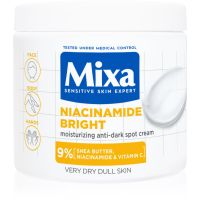 Mixa Niacinamide Bright krema za telo za osvetljevanje kože in hidratacijo 400 ml