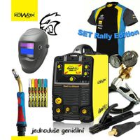 KOWAX GENIMIG 250LCD 4,3 SVAŘOVACÍ INVERTOR MIG/MAG/MMA/TIG + KABELY + HOŘÁK + VENTIL + KUKLA + TRIČKO