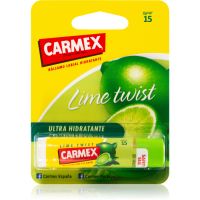 Carmex Lime Twist vlažilni balzam za ustnice v paličici SPF 15 4,25 g