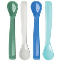 Tiny Twinkle Silicone Baby Spoons ложка Boy 4 кс