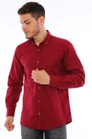 G721 DEWBERRY MEN'S SHIRT-BURGUNDY