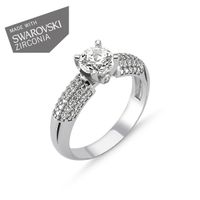 Olivie Strieborný luxusný prsteň so Swarovski zirkónmi 1730 Velikost prstenů: 6 (EÚ: 51 – 53)