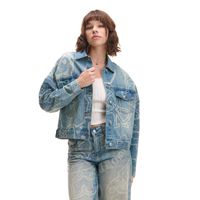 Cropp - Oversize jakna iz džinsa Kuromi - modra