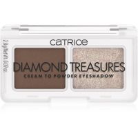 Catrice Diamond Treasures дуо сенки за очи цвят 01 Hazel Spark 2.8 гр.