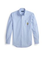 Polo Ralph Lauren Košulja 'CLASSIC'  svijetloplava / smeđa / brokat / žuta