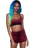 BH KILLSTAR - Just Cropped Up - BURGUNDY XS