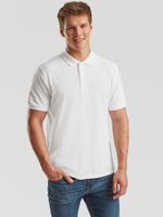 White Men's T-shirt Iconic Polo 6304400 Friut of the Loom