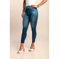Leggings, Blau
