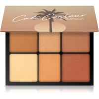 Smashbox Cali Contour Palette kontúrovacia paletka na tvár odtieň Medium Deep 20,56 g