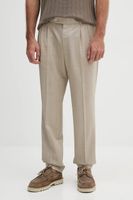 BOSS pantaloni de lână C-Perin-DPL-TU-253