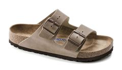 Birkenstock Arizona Soft Footbed Oiled Nubuck Leather Narrow Fit Unisex - Sandály Birkenstock - Hnědá - 552813-5.5 - Size: 5.5