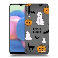 Silikónový čierny obal pre Samsung Galaxy A30s A307F - Spooky season 2