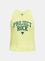 Under Armour Project Rock Girls Graphic Unterhemd Kinder Gelb