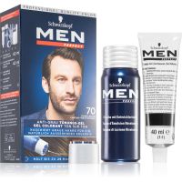 Schwarzkopf Men Perfect Anti-Grey Color Gel τζελ με χρώμα για τα μαλλιά για άντρες 70 Natural Dark Brown
