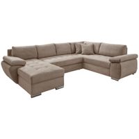 Livetastic SEDACIA SÚPRAVA, textil, sivohnedá