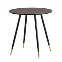Livetastic JEDÁLENSKÝ STÔL, čierna, 75/75/76 cm