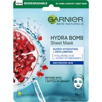 Garnier Gesichtsmaske Skin Naturals Tissue Mask Moisture + Aqua Bomb Face Mask